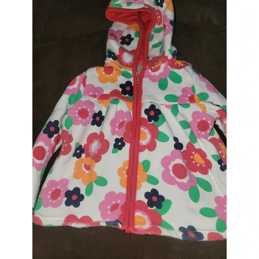 Gymboree smart little lady sweatshirt floral size 12 24 months‎